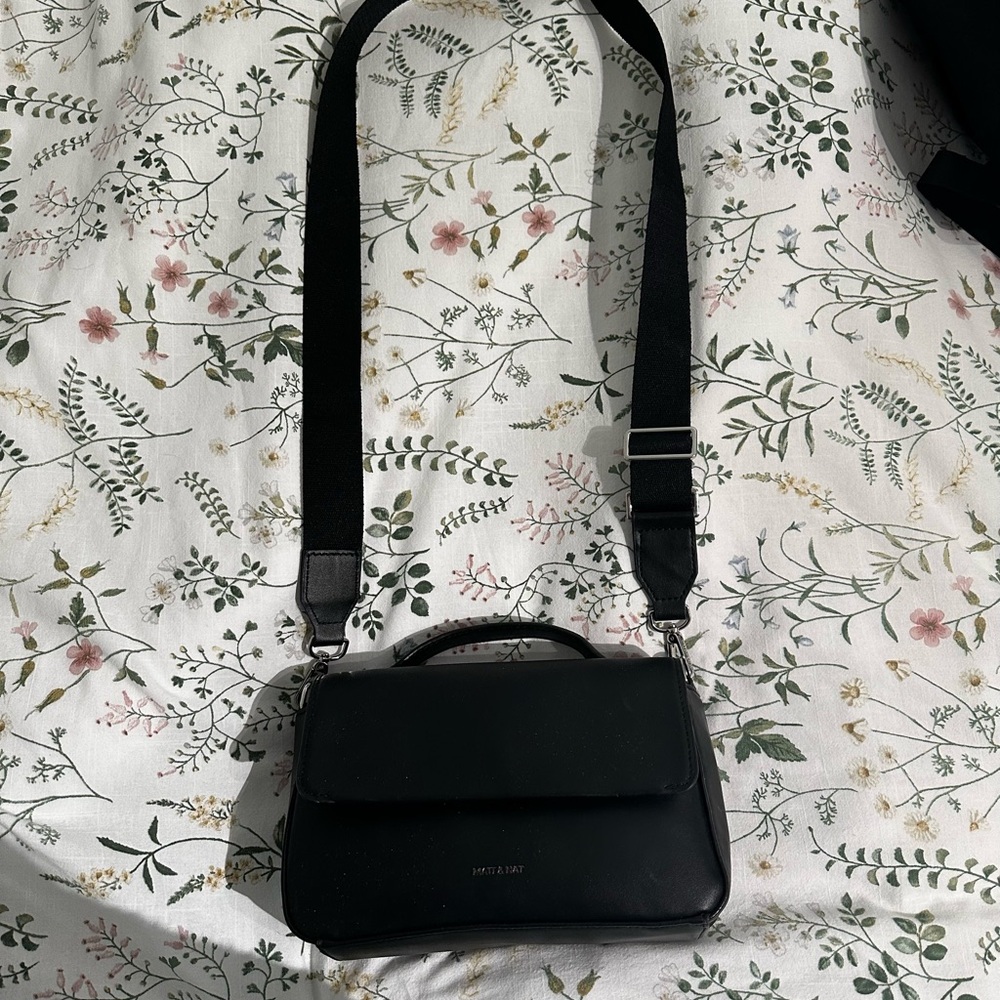 Matt and Natt black purse